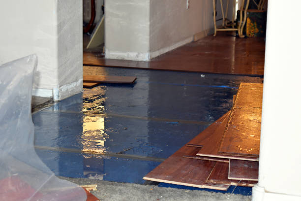 Professional Emergency Water Damage Restoration technician working in Cumberland, RI